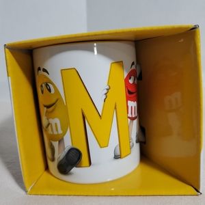 M&M's World Coffee Mug Letter "M" New